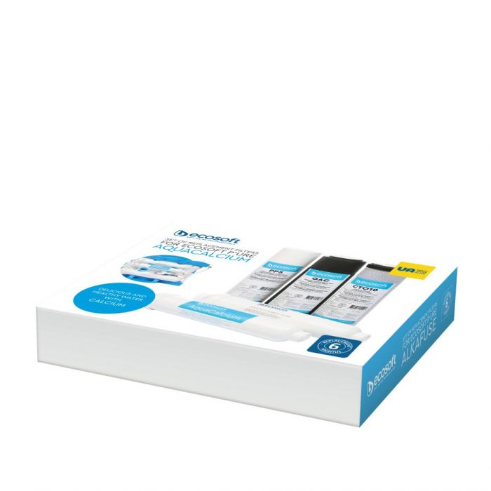 Комплект картриджів Ecosoft P'URE AquaCalcium Mint (6 місяців)
