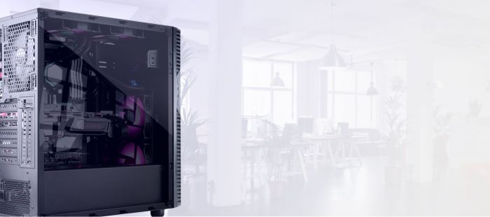 Корпус SilverStone PS14B-E, без БЖ, 2xUSB3.0, Steel Side Panel, ATX, Black