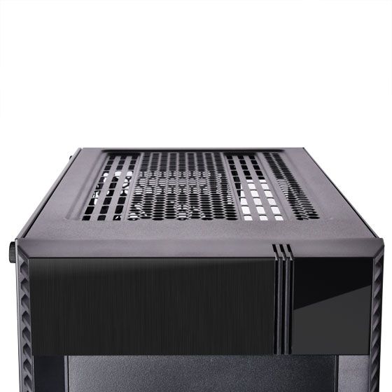 Корпус SilverStone PS14B-E, без БЖ, 2xUSB3.0, Steel Side Panel, ATX, Black