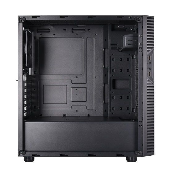 Корпус SilverStone PS14B-E, без БЖ, 2xUSB3.0, Steel Side Panel, ATX, Black