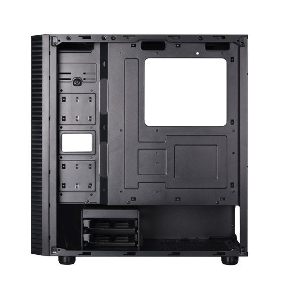 Корпус SilverStone PS14B-E, без БЖ, 2xUSB3.0, Steel Side Panel, ATX, Black