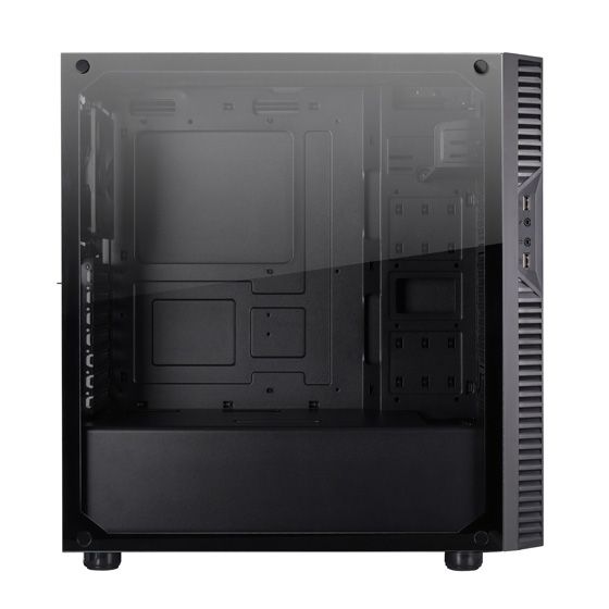 Корпус SilverStone PS14B-E, без БЖ, 2xUSB3.0, Steel Side Panel, ATX, Black