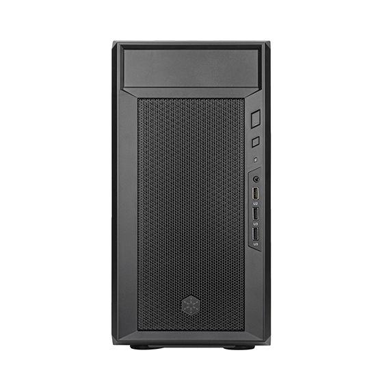 Корпус SilverStone  FARA FA311-B, без БЖ, 2xUSB3.0, 1xUSB2.0, Steel Side Panel, mATX, Black