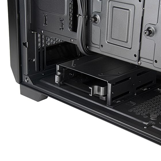 Корпус SilverStone  FARA FA312Z-BG, без БЖ, 2xUSB3.0, 2x140mm ARGB fan, TG Side Panel, mATX, Black