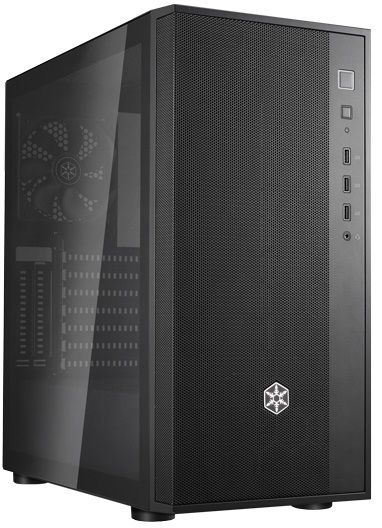 Корпус SilverStone FARA FAR1B-G-V2, без БЖ, 2xUSB3.0, 1xUSB2.0, 1x120mm Black fan, TG Side Panel, ATX, Black