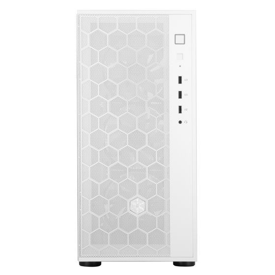 Корпус SilverStone FARA FAR1W-G-V2, без БЖ, 2xUSB3.0, 1xUSB2.0, 1x120mm Black fan, TG Side Panel, ATX, White