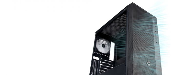 Корпус SilverStone FARA FAR1B-PRO-V2, без БЖ, 2xUSB3.0, 1xUSB2.0, 4x120mm ARGB fan, TG Side Panel, ATX, Black