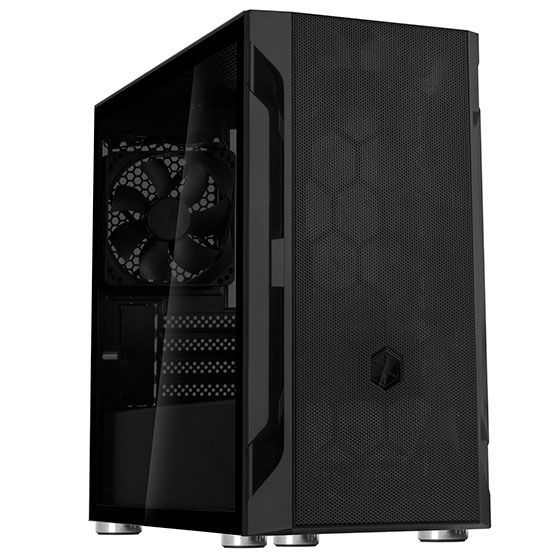 Корпус SilverStone FARA FAH1MB-G, без БЖ, 1xUSB3.0, 2xUSB2.0, 1x120mm Black fan, TG Side Panel, mATX, Black