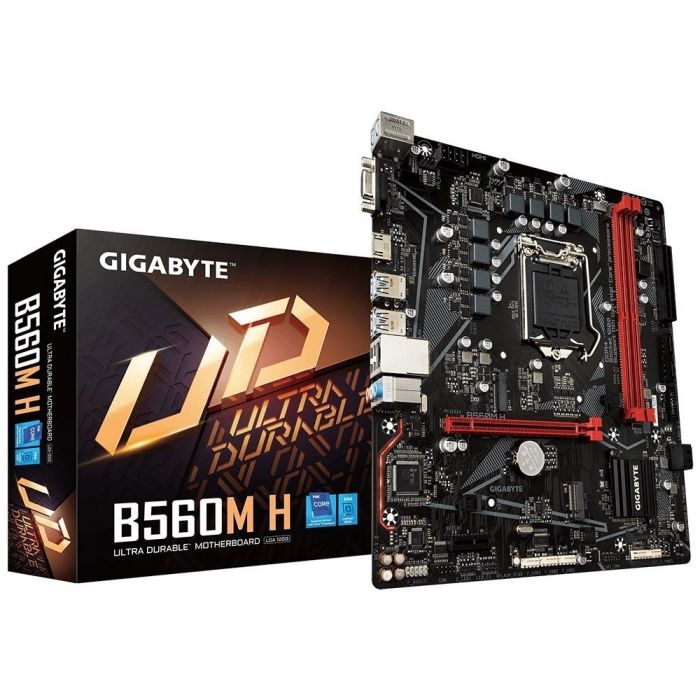Материнська плата GIGABYTE B560M H s1200 B560 2xDDR4 M.2 HDMI VGA Type-C mATX
