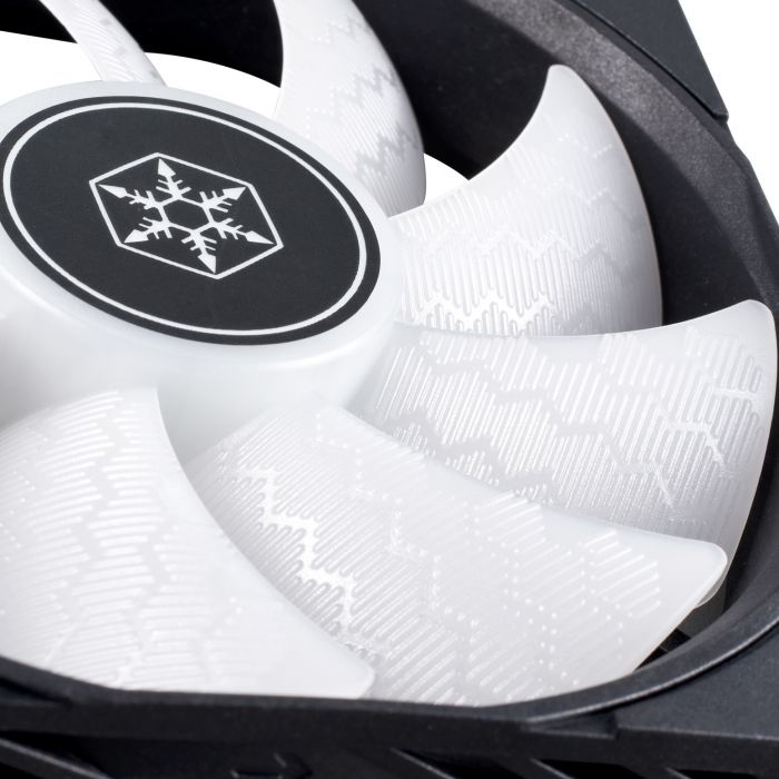 Корпусний вентилятор SilverStone Shark Force SF120B ARGB, 120mm, 2500rpm, 4pin PWM, 4-1 pin ARGB (5V LED), 41.2dBa