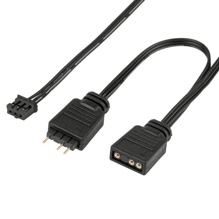Корпусний вентилятор SilverStone Shark Force SF120B ARGB, 120mm, 2500rpm, 4pin PWM, 4-1 pin ARGB (5V LED), 41.2dBa