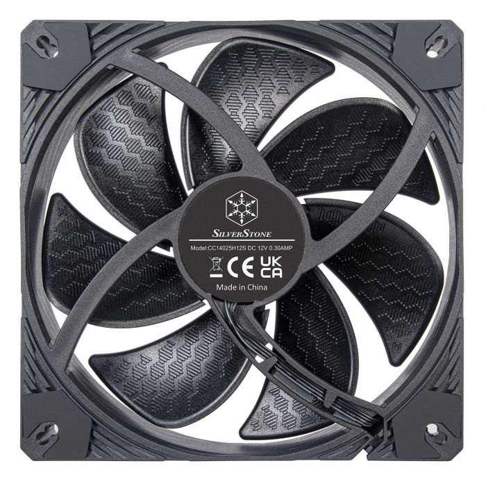 Корпусний вентилятор SilverStone Shark Force SF140B, 140mm, 2200rpm, 4pin PWM, 38.3dBa