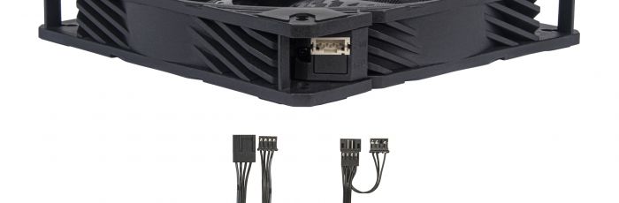 Корпусний вентилятор SilverStone Shark Force SF140B, 140mm, 2200rpm, 4pin PWM, 38.3dBa