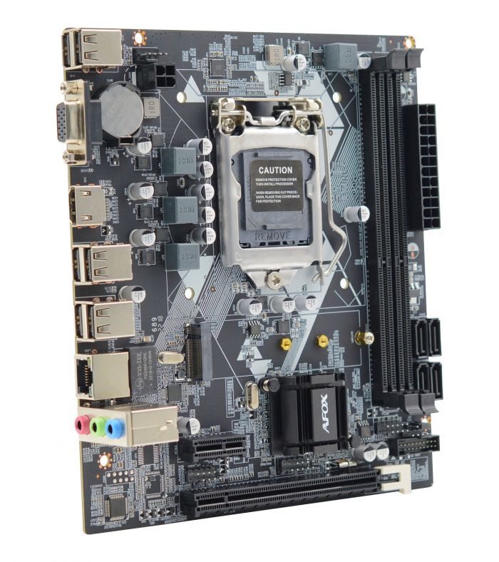 Материнська плата AFOX IH61-MA2 s1155 H6 2xDDR3 HDMI VGA