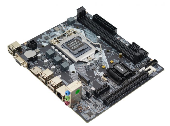 Материнська плата AFOX IH61-MA2 s1155 H6 2xDDR3 HDMI VGA