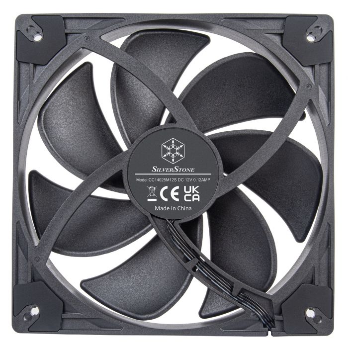 Корпусний вентилятор SilverStone Vista VS140B, 140mm, 1600rpm, 4pin PWM, 30.8dBa