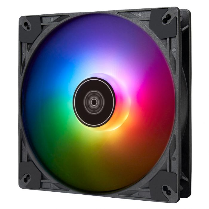 Корпусний вентилятор SilverStone Vista VS140B ARGB, 140mm, 1600rpm, 4pin PWM, 4-1 pin ARGB (5V LED), 30.8dBa