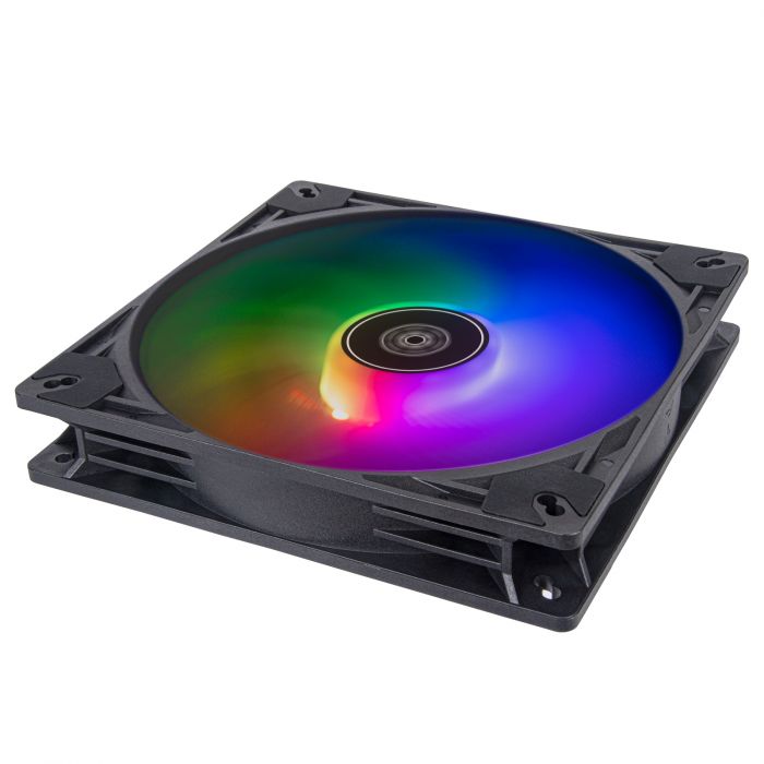 Корпусний вентилятор SilverStone Vista VS140B ARGB, 140mm, 1600rpm, 4pin PWM, 4-1 pin ARGB (5V LED), 30.8dBa