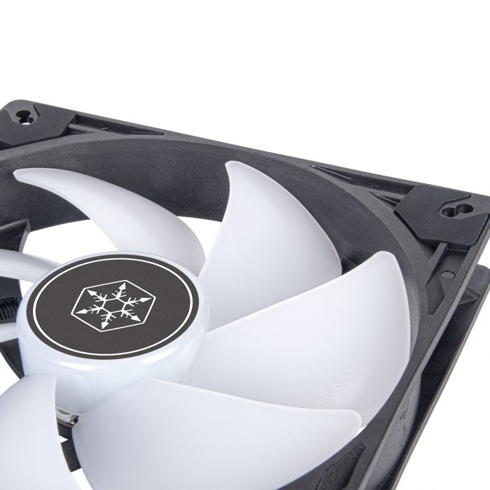 Корпусний вентилятор SilverStone Vista VS140B ARGB, 140mm, 1600rpm, 4pin PWM, 4-1 pin ARGB (5V LED), 30.8dBa