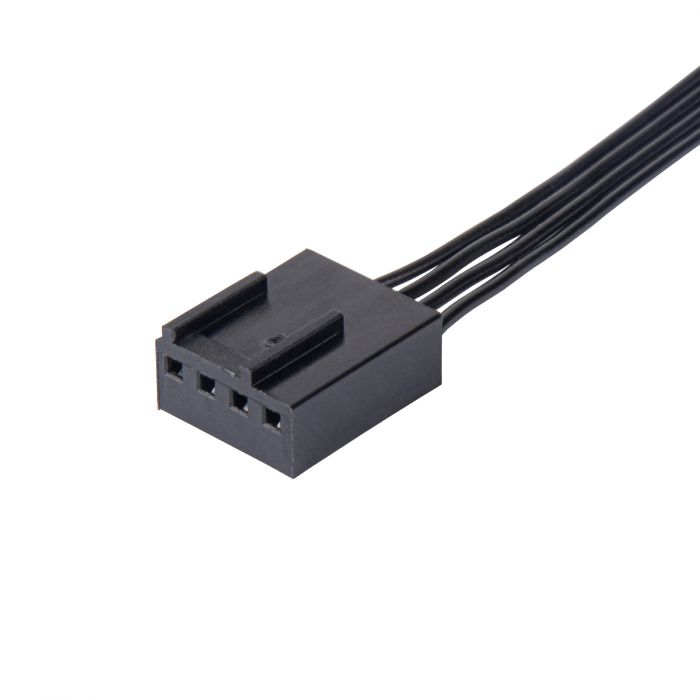 Корпусний вентилятор SilverStone Vista VS140B ARGB, 140mm, 1600rpm, 4pin PWM, 4-1 pin ARGB (5V LED), 30.8dBa