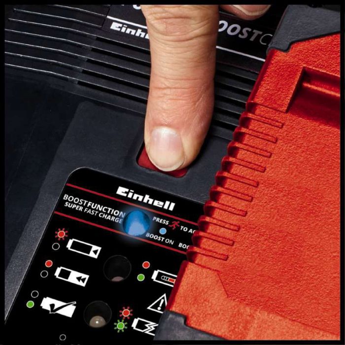 Зарядний пристрій Einhell 18V Power-X-Boostcharger 6 A, PXC, 0.83 кг