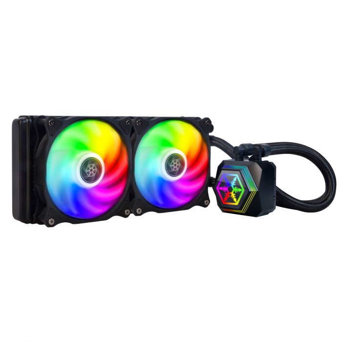 Система рідинного охолодження SilverStone Perma Frost Premium PF240-ARGB-V2, LGA 1700, 2066, 2011, 1200, 115X, AM5, AM4, AM3, AM2, FM1, FM2, TDP240W