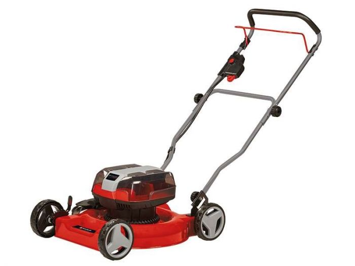 Газонокосарка акум Einhell GE-CM 36/48 Li M - Solo, 36В, PXC, 48 см, 30-75 мм, без травозбірника, мульчування, 16.9 кг (без АКБ і ЗП)