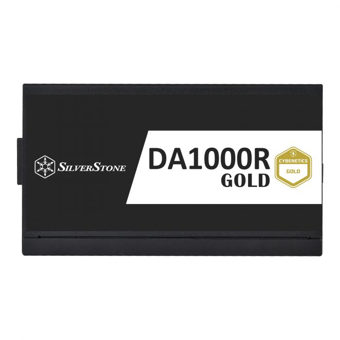 Блок живлення SilverStone Decathlon Cybenetics DA1000R-GM (1000W), >90%, 80+ Gold, 135mm, 1xMB 24pin(20+4), 2xCPU 8pin(4+4), 3xMolex, 12xSATA, 6xPCIe 8pin(6+2),1x(12+4)pin 12VHPWR, 1xFDD, Fully Modular