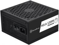 Блок живлення SilverStone Hela Cybenetics HA1200R-PM  (1200W), >90%, 80+ Platinum, 135mm, 1xMB 24pin(20+4), 2xCPU 8pin(4+4), 3xMolex, 12xSATA, 6xPCIe 8pin(6+2),1x(12+4)pin 12VHPWR, 1xFDD, Fully Modular