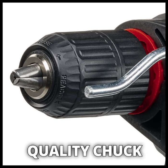 Дриль ударна Einhell TC-ID 720/1 E, 720 Вт, 1.5-13 мм, 44800 уд/хв, 1.92 кг