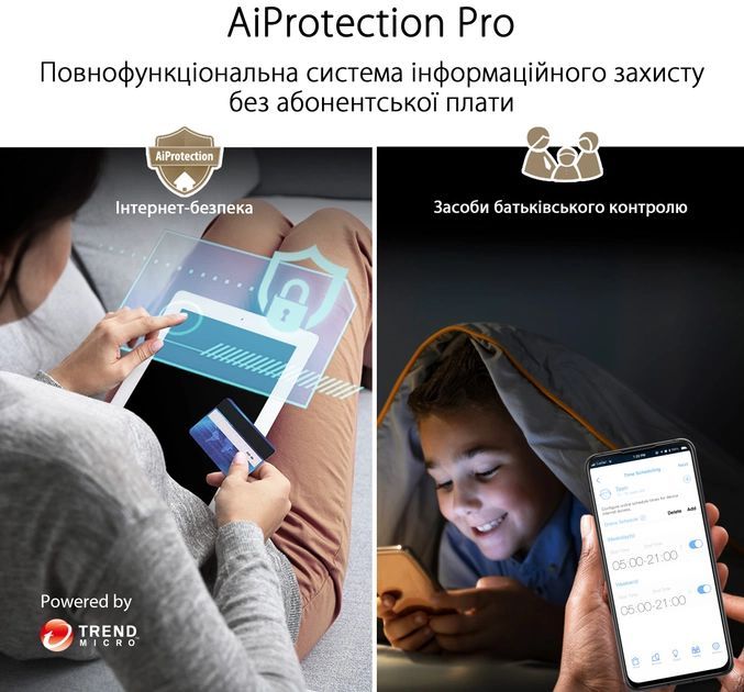 Маршрутизатор ASUS ZenWiFi XT9 2PK AX7800 3xGE LAN 1x2.5GE WAN 1xUSB 3.2 MU-MIMO OFDMA MESH white