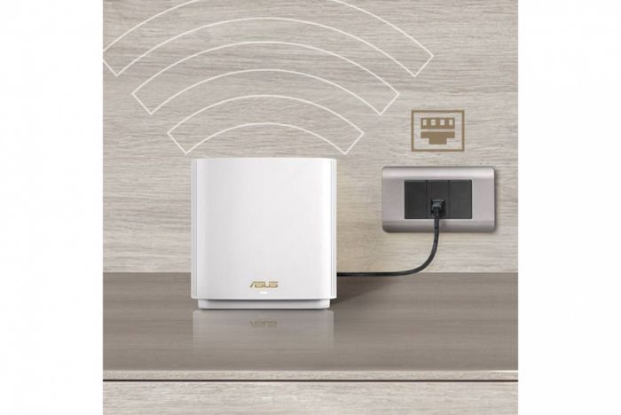 Маршрутизатор ASUS ZenWiFi XT9 2PK AX7800 3xGE LAN 1x2.5GE WAN 1xUSB 3.2 MU-MIMO OFDMA MESH white