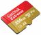 Карта пам'яті SanDisk microSD  256GB C10 UHS-I U3 R190/W130MB/s Extreme V30 + SD