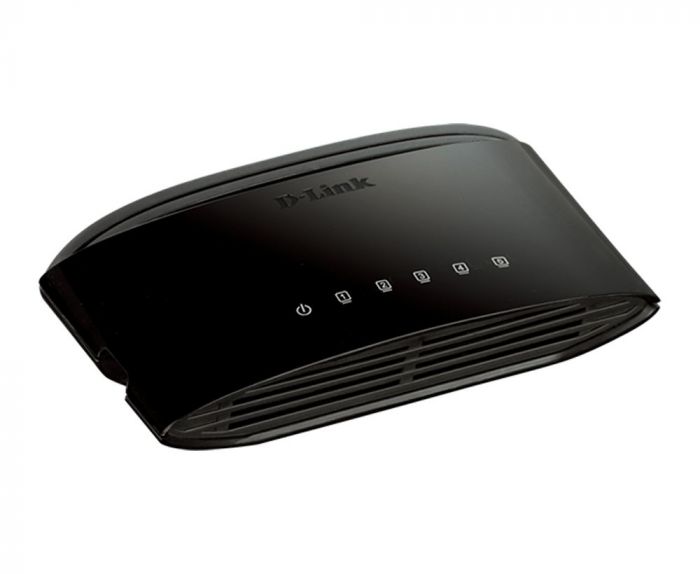 Комутатор D-Link DES-1005D 5xFE, Некерований