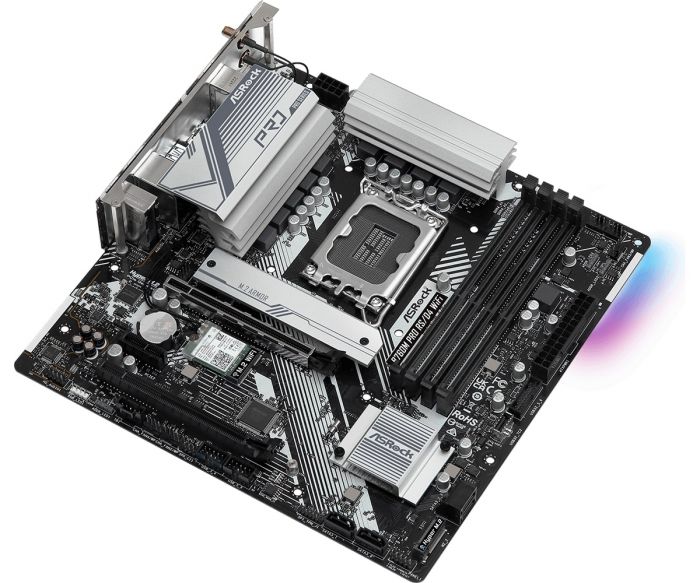 Материнська плата ASRock B760M PRO RS/D4 s1700 B760M 4xDDR4 HDMI DP mATX