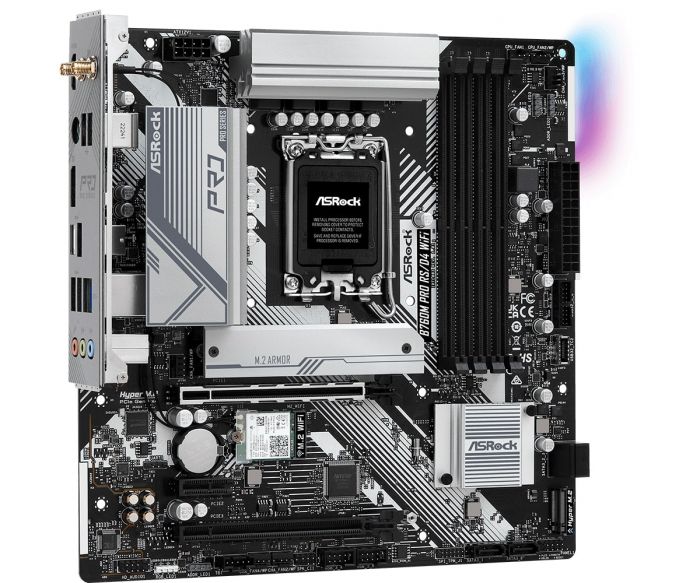 Материнська плата ASRock B760M PRO RS/D4 s1700 B760M 4xDDR4 HDMI DP mATX