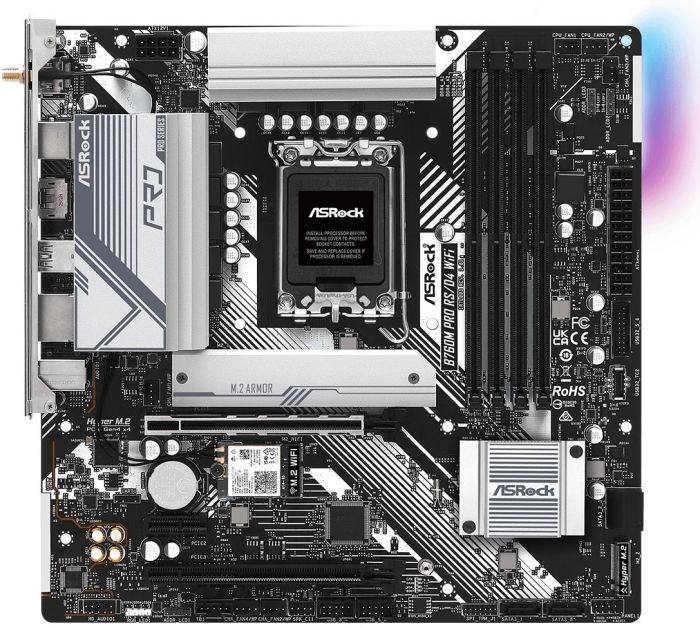 Материнська плата ASRock B760M PRO RS/D4 s1700 B760M 4xDDR4 HDMI DP mATX