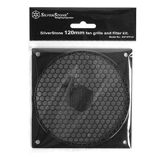 Пиловий магнітний фільтр для корпусного вентилятора SilverStone FF121B, 120mm, Black