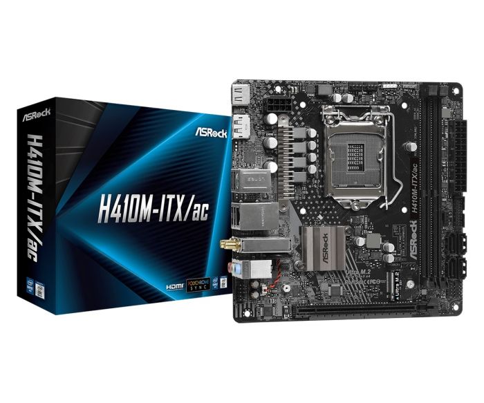 Материнська плата ASRock H410M-ITX/AC