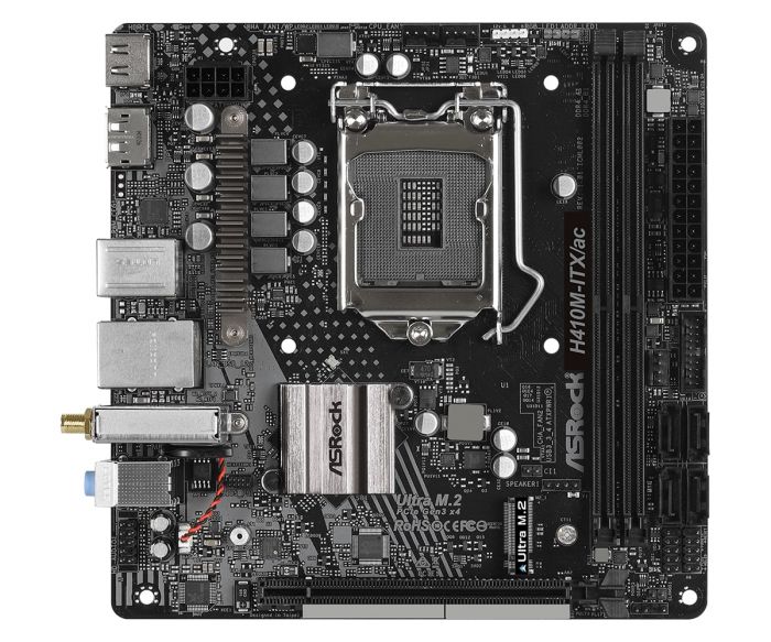 Материнська плата ASRock H410M-ITX/AC