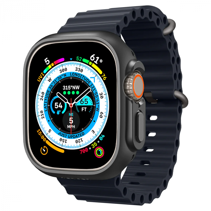 Чохол-накладка Spigen для Apple Watch Ultra (49mm) Thin Fit, Black