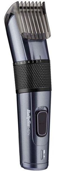 Машинка для стрижки волосся Babyliss, E976E, 2 насадки, футляр, чорний