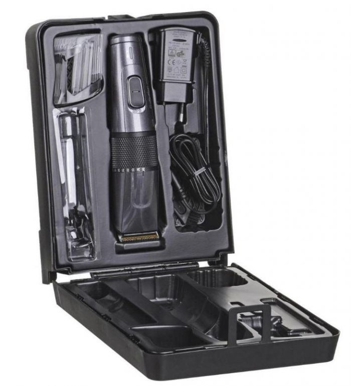 Машинка для стрижки волосся Babyliss, E976E, 2 насадки, футляр, чорний