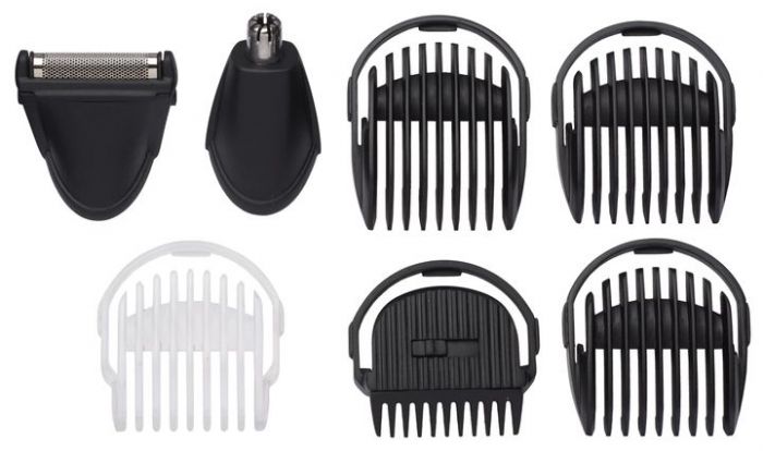 Набір для стрижки волосся Babyliss, MT725E, 6 в 1, 6 насадок, чорний
