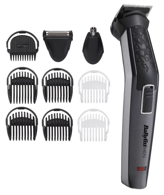Набір для стрижки волосся Babyliss, MT727E, 10 в 1, 10 насадок, cірий