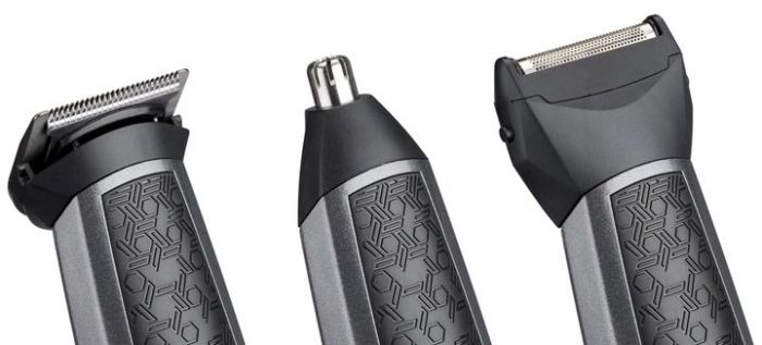Набір для стрижки волосся Babyliss, MT727E, 10 в 1, 10 насадок, cірий