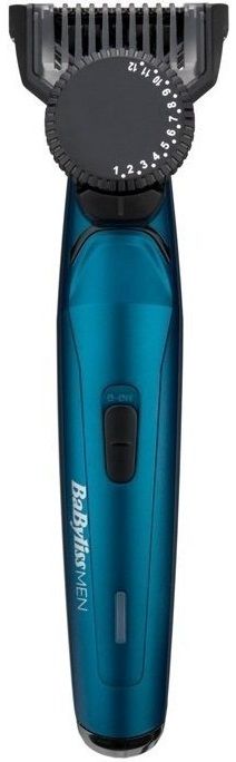 Тример для стрижки бороди Babyliss T890E, 1 насадка, футляр, синій