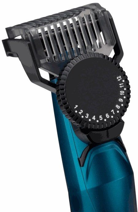 Тример для стрижки бороди Babyliss T890E, 1 насадка, футляр, синій
