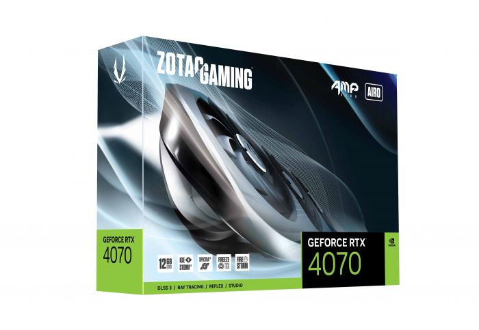 Відеокарта ZOTAC GeForce RTX 4070 12GB GDDR6X AMP AIRO