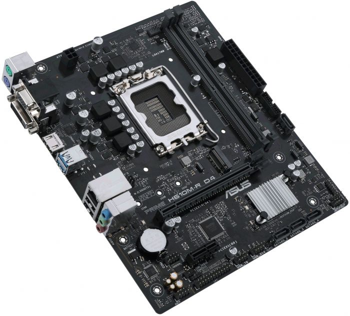 Материнcька плата ASUS PRIME H610M-R D4-SI s1700 H610 2xDDR4 M.2 HDMI VGA DP mITX WHITE BOX WITH ACCESSORY